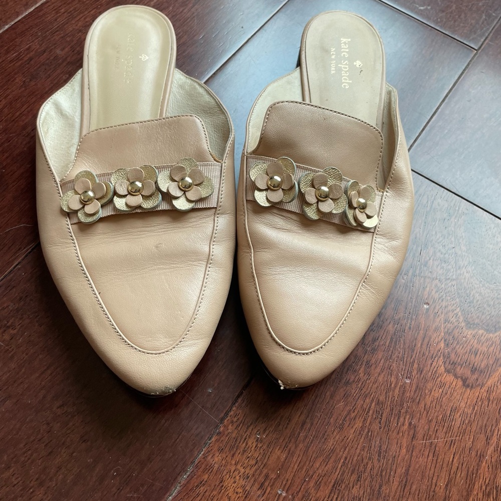 Kate spade floral mules